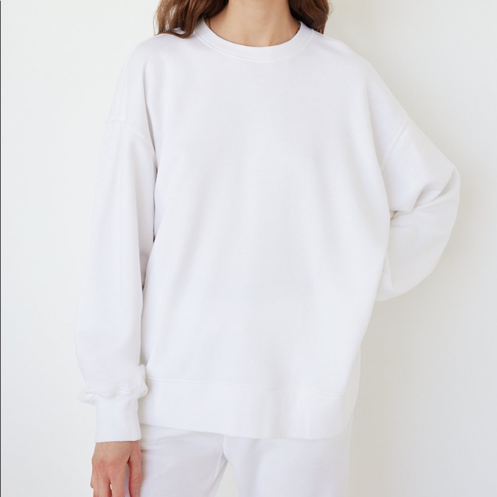 Aritzia Cozy Fleece crewneck sweatshirt